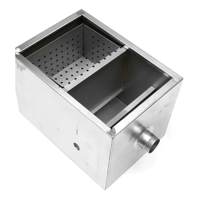 Trampa De Grasa Acero Inox. 30l Filtro Sólidos