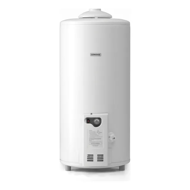 Termotanque A Gas Longvie 75 Litros De Pie T3075pf Color Blanco