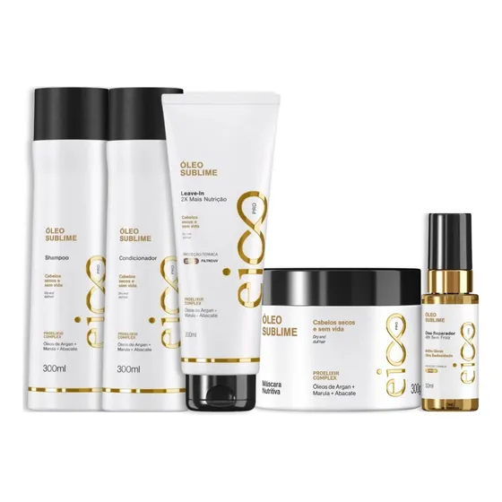 Eico Óleo Sublime Completo + Leave-in + Óleo 30ml