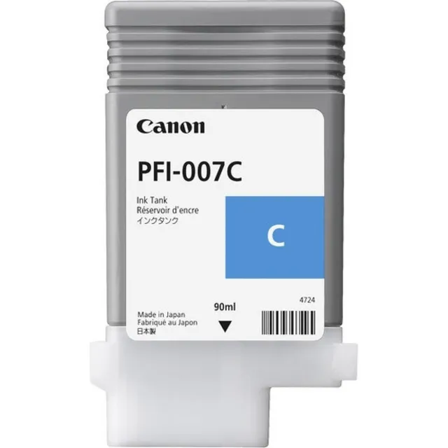 Tinta Canon Imageprograf Ipf670e Cyan Pfi-007c 90ml