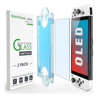 Protector De Pantalla Amfilm Onetouch Para Nintendo Switch O Protector De Pantalla Amfilm Onetouch Para Nintendo Switch O