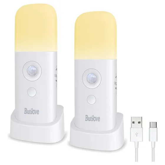 Paquete De 2 Luces Nocturnas Con Sensor De Movimiento