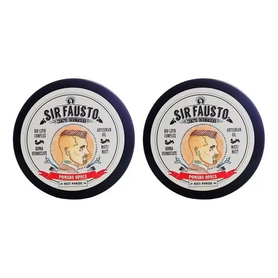 Sir Fausto Men´s Culture Pomada Opaca Cabello Barberia 200ml