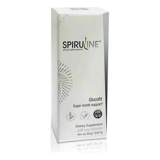 Spirulina Glucofit 100 Caps Vitaminas- Minerales. Cúrcuma