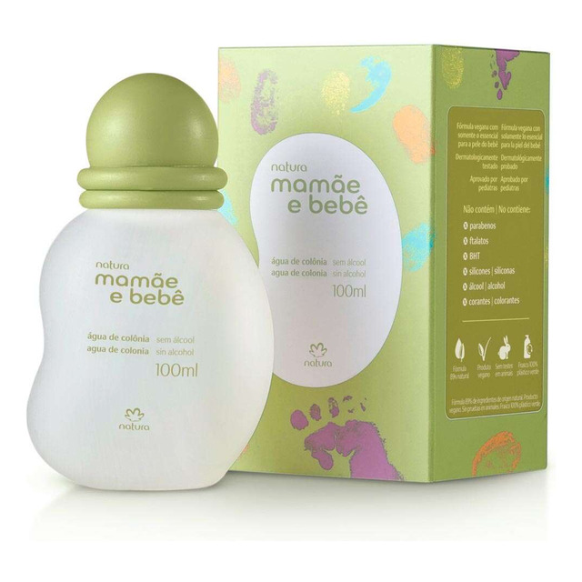 Natura Mamãe E Bebê Água De Colônia Tradicional 100ml Natura Mamãe E Bebê Água De Colônia Tradicional 100ml