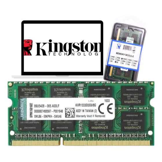 Memória Ram Notebook Ddr3l Kingston 8gb Pc3l 1.35v 1333 Mhz