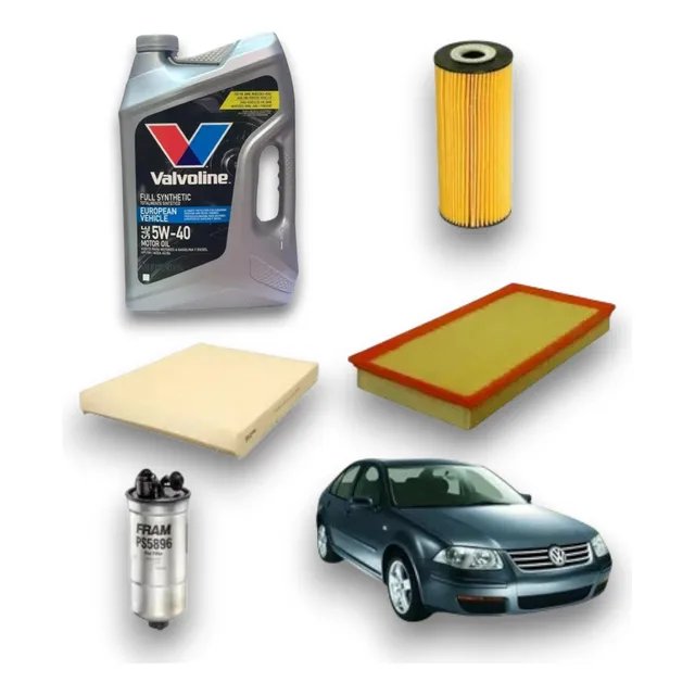Kit Aceite 5w40 Y Filtros Volkswagen Bora 1.9 Tdi