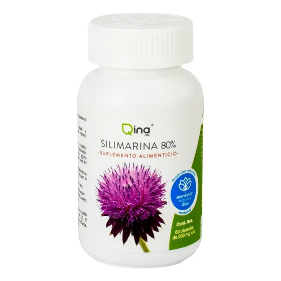 Silimarina 60 Capsulas 500 Mg Qina Ntl Rmflex