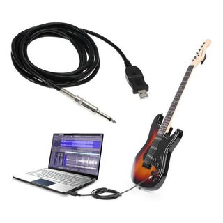 Cabo Interface Usb X P10 Para Instrumentos Guitarra Violão Cabo Interface Usb X P10 Para Instrumentos Guitarra Violão