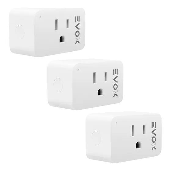 Enchufe Inteligente X3 Evox Wifi Alexa Google Assistant Color Blanco