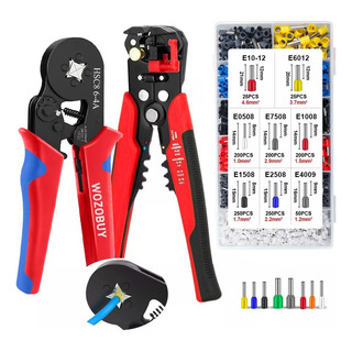 Wozobuy Alicate Pelacables Y Ponchadora+2000 Piezas Wozobuy Alicate Pelacables Y Ponchadora+2000 Piezas