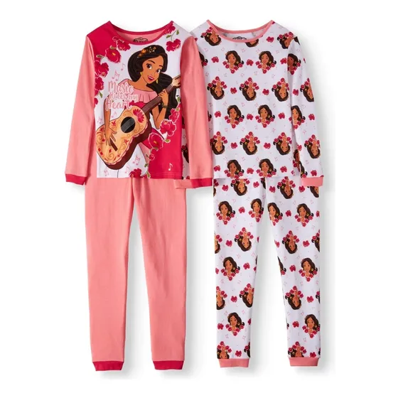 Pijamas De Algodon De Elena De Avalor Talla 6 C/u Disney