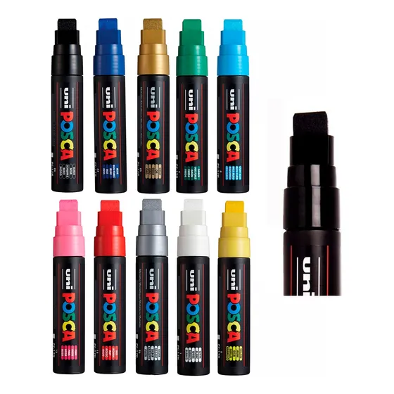 Marcador Uni Posca Pc-17k  Extra Grueso 15mm X 1 Unidad