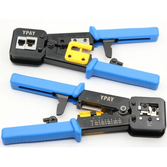 Crimpeadora Ponchadora Rj45 Rj12 Rj11 3 En 1 Profesional 