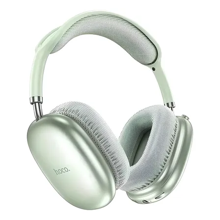 Audífonos Inalámbricos On-ear Hoco W35 Air Tws Bluetooth Verde Metalico