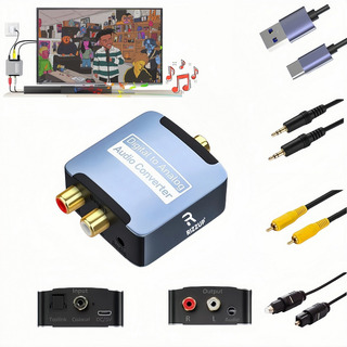 Rizzup Convertidor De Audio Coaxial De Fibra Óptica Spdif Rizzup Convertidor De Audio Coaxial De Fibra Óptica Spdif