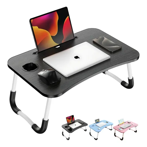 Mesa Apoio Portátil Dobrável Notebook Computador Cama Sofá