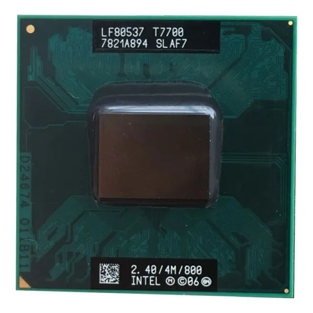Procesador Core 2 Duo T7700 De 800 Mhz, 2,4 Ghz Y 4 Mb