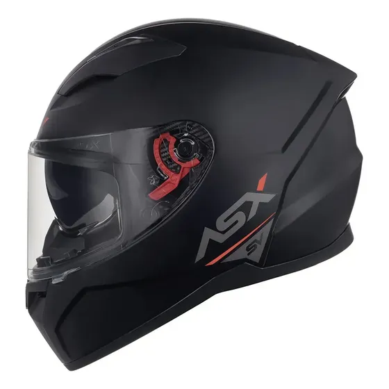 Capacete Moto Asx City Solid Sv Visor Solar Cores Cor Preto Grafite Fosco Tamanho Do Capacete 62 — foto 2