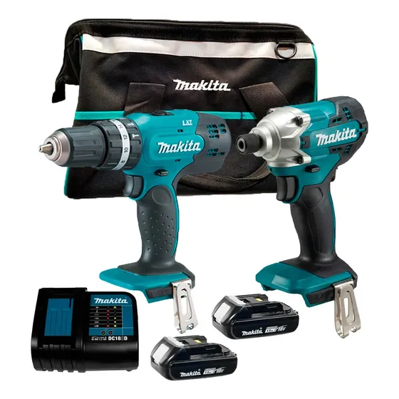 Taladro Makita Dhp453 + Atornillador + 2 Bat 1.5ah + Carg