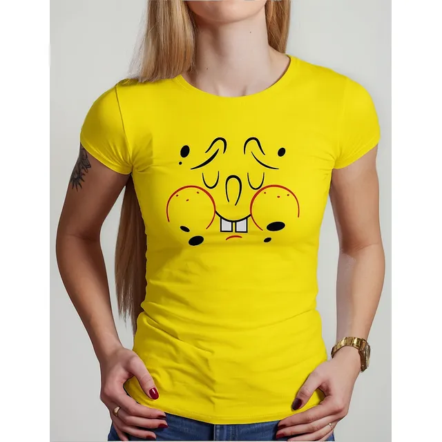 Polo Dama Bob Esponja Gordito D0059