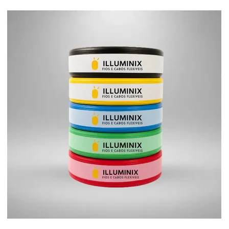 Cabo Flexível 2,5 Mm² Illuminix Rolo Com 100 Metros 750v Branco