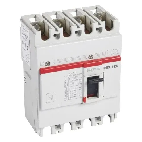 Interruptor Moldeado Drx 125 4p 63a 20ka Ref. 27222 Legrand