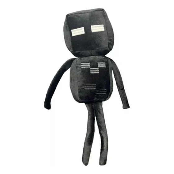 Peluche Enderman Minecraft Alta Calidad Nacional Color Negro