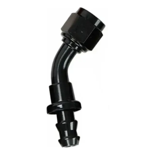 Acople Fitting Conexion 45 Gasolina An4 Negro