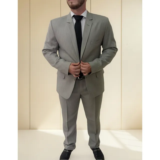 Terno Masculino Slim Microfibra Completo