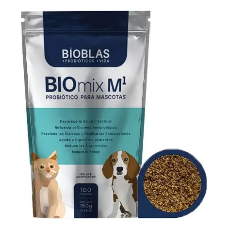 Probióticos Para Perros Y Gatos Biomix M1 150 Gr