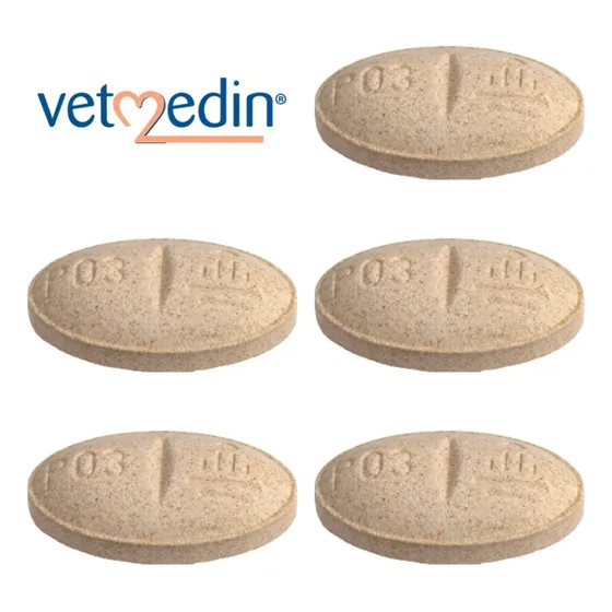Vetmedin 5mg 5 Tabletas Detal Pimobendan Uso Veterinario