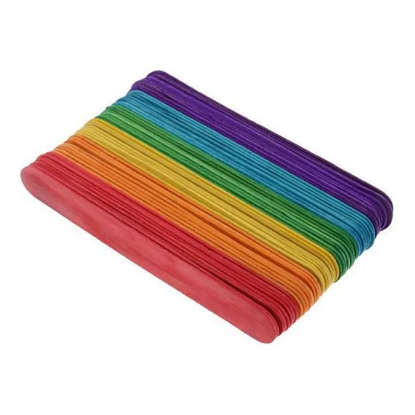 3 X 2-6 Paquetes De 50 Piezas De Palitos De Paleta De Metro