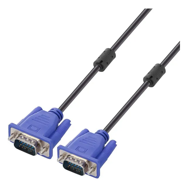 Cable Enuoda Vga Macho A Macho, 15 Pines/4.9 Pies/azul