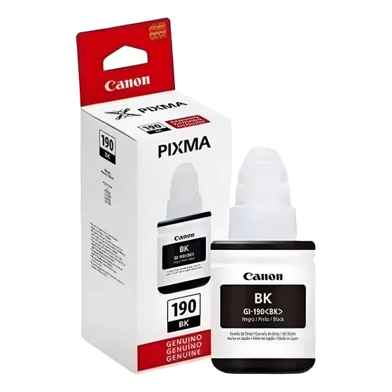 Refil Tinta Original Canon Gi-190bk Preto 135ml P/ G2111