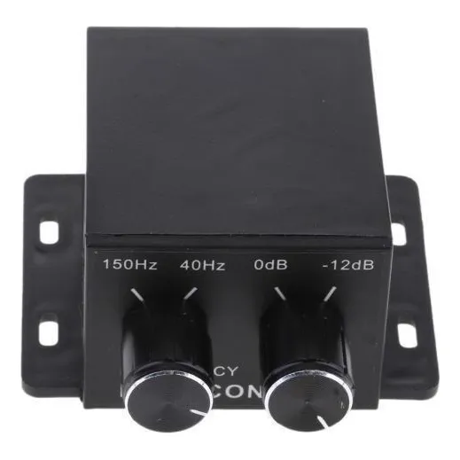 2 Ajustar Amplificador Subwoofer Ecualizador Controlador De