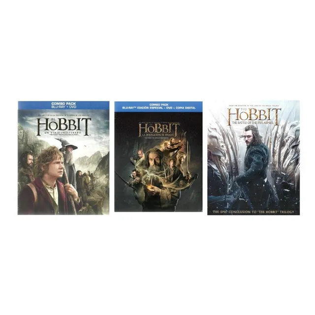 Trilogía El Hobbit | Blu Ray + Dvd Películas Nuevo