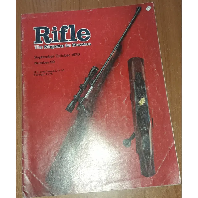 Revista Rifle The Magazine For Shooters N°5 Sep/oct 1978