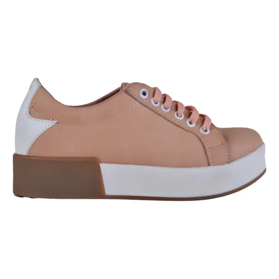 Zapatillas Urbanas De Mujer De Cuero Flow - Ferraro