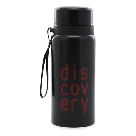 Botella Termo Discovery Deportiva Térmica Color Negro