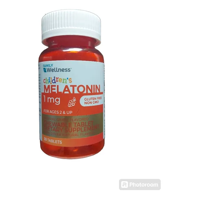 Melatonina Para Niños Family Wellness 1mg- 30 Tabletas