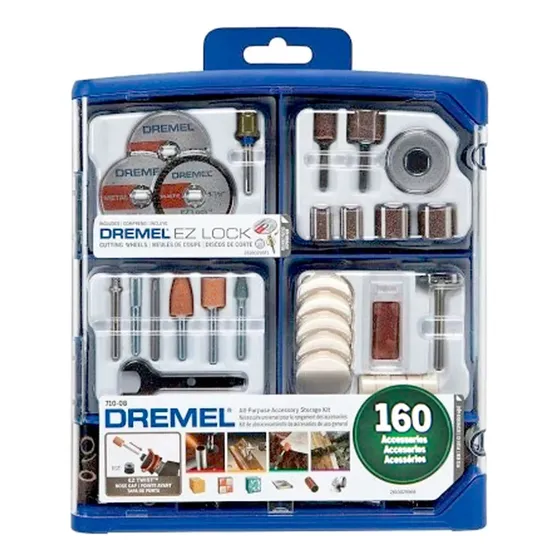 Kit Multiuso Dremel Con 160 Pz Para Lijar Y Pulir