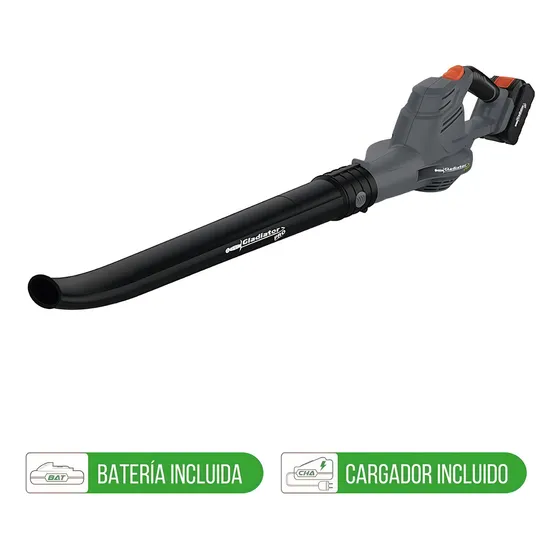Soplador Hojas Jardin Inalambrico 18v Gladiator SPR813/18 Gris oscuro