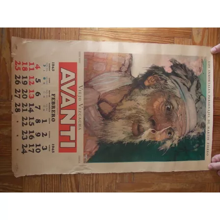 Lamina Viejo Vizcacha/ Avanti Año 1945