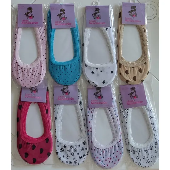 Medias Plantillas Invisibles Para Zapatilla Bailarina Dama
