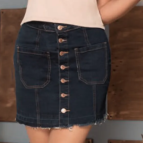 Falda Carry Azul Para Mujer Croydon