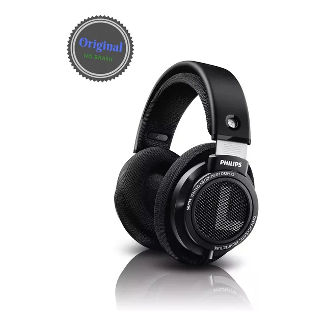 Auriculares Philips Shp9500 Premium de 50 mm, versión similar a los X2, color negro