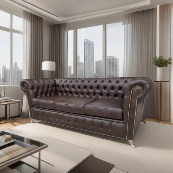 Sillon Chester Chesterfield 2 Cuerpos Fabrica Sofa Capitone