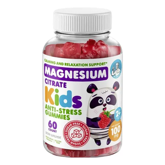 Citrato De Magnesio Para Niños 100mg 60 Gomitas Dr. Moritz
