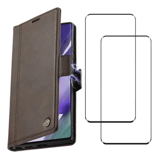 Capa Couro Para Capa Tipo Carteira Anti-queda Para iPhone
